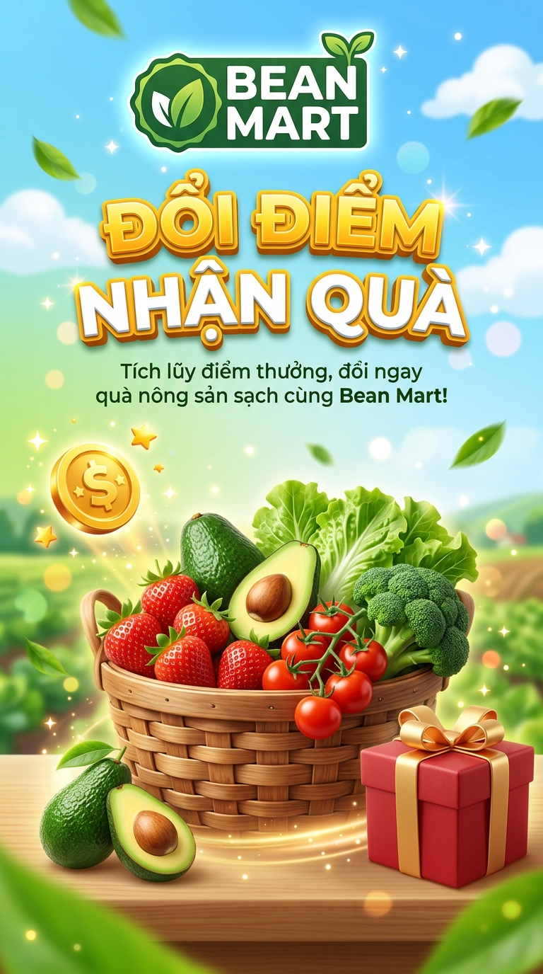 Nông sản sạch Bean Mart - Tươi ngon mỗi ngày